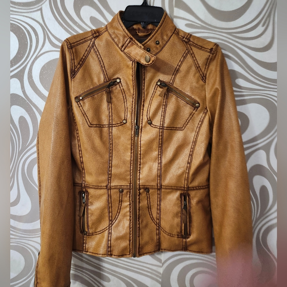 Fridag London faux leather jacket